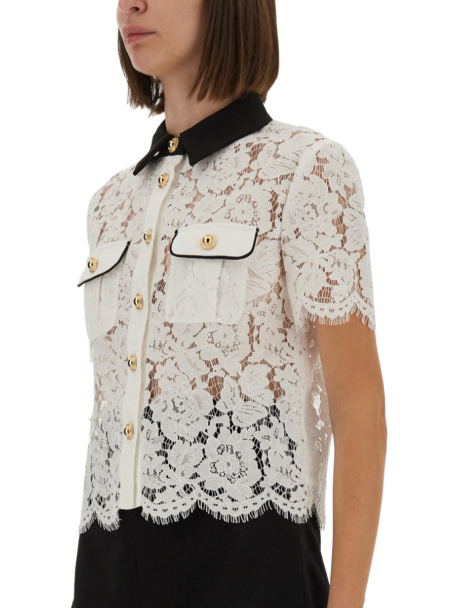 Self-Portrait Tops - White | Wanan Luxury