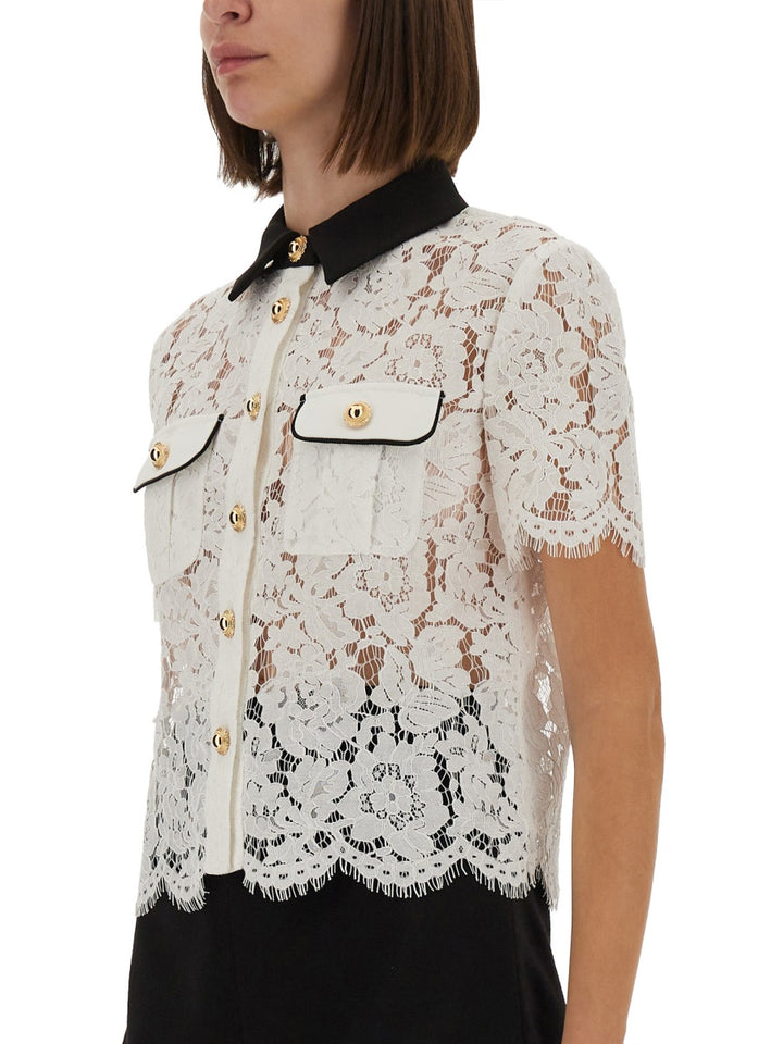 Self-Portrait Tops - White | Wanan Luxury