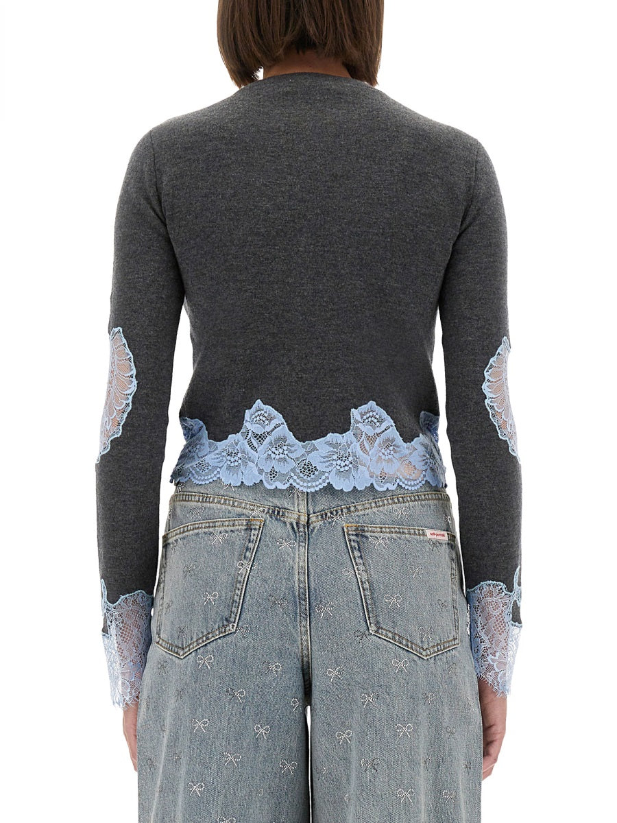 Self-Portrait Sweaters - Grey | Wanan Luxury