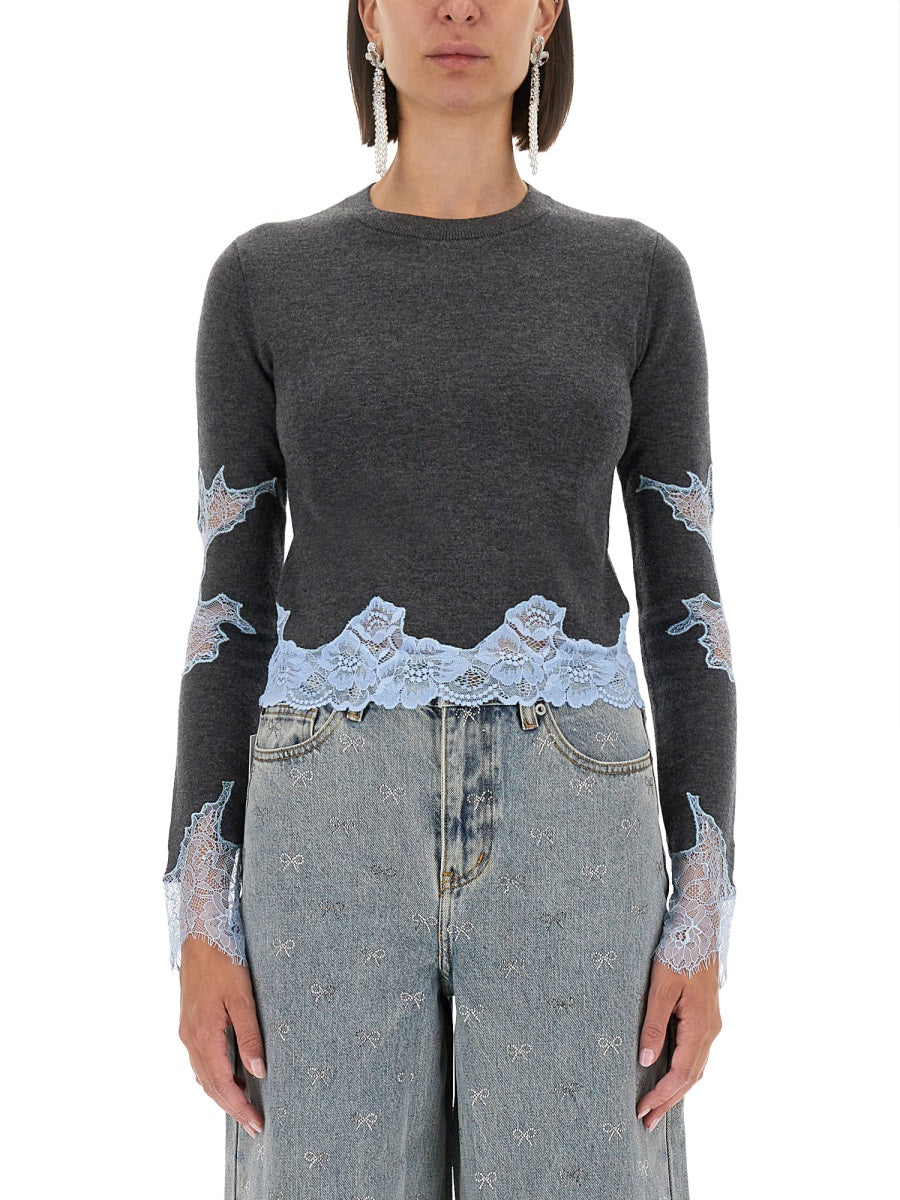 Self-Portrait Sweaters - Grey | Wanan Luxury