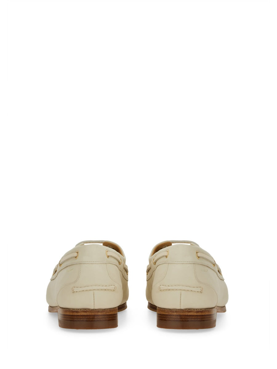 Bally Loafers - White | Wanan Luxury