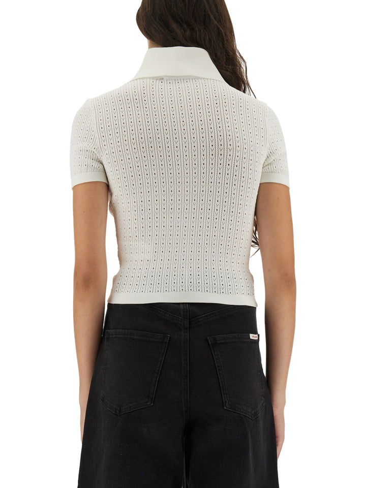 Self-Portrait Tops - White | Wanan Luxury