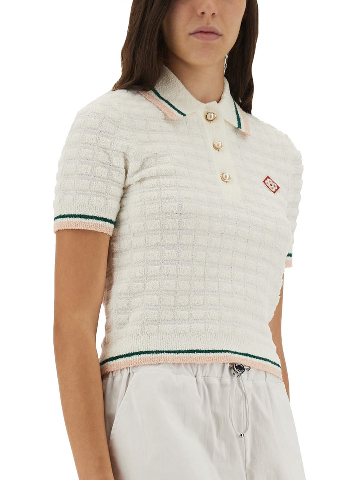 Casablanca Polo - White | Wanan Luxury