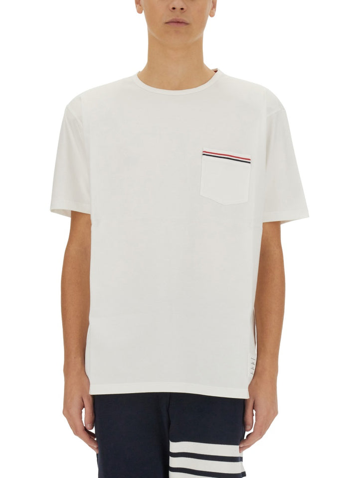 Thom Browne T shirts - White | a933b4c666a90a0b2ddd409eed70bb1d1e5b8646