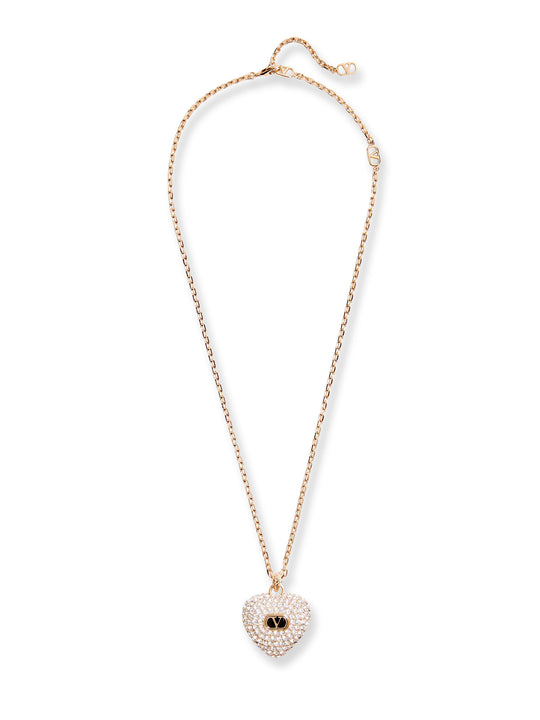 Coeur Royal Metal, Enamel And Crystals Necklace