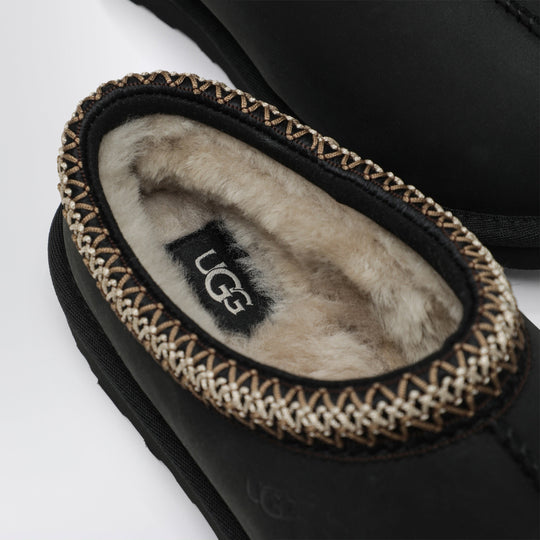 Tasman Nubuck Slip-Ons In Black