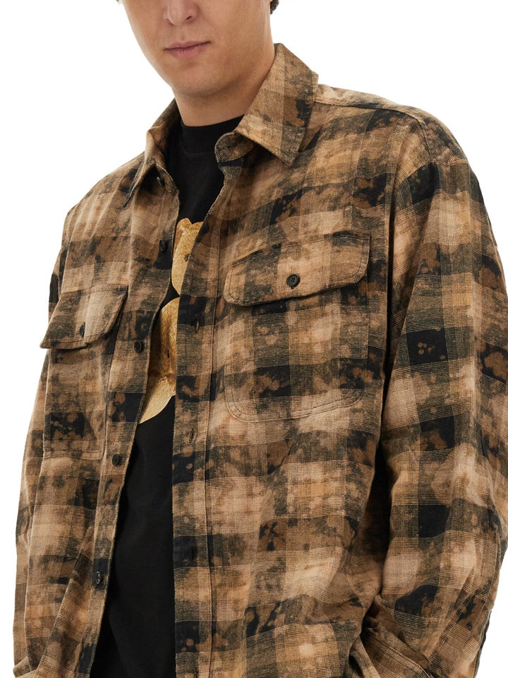 Palm Angels Shirts - Brown | 352dfcc58cd31e3c2c7ec3f8654f47e2f519653d