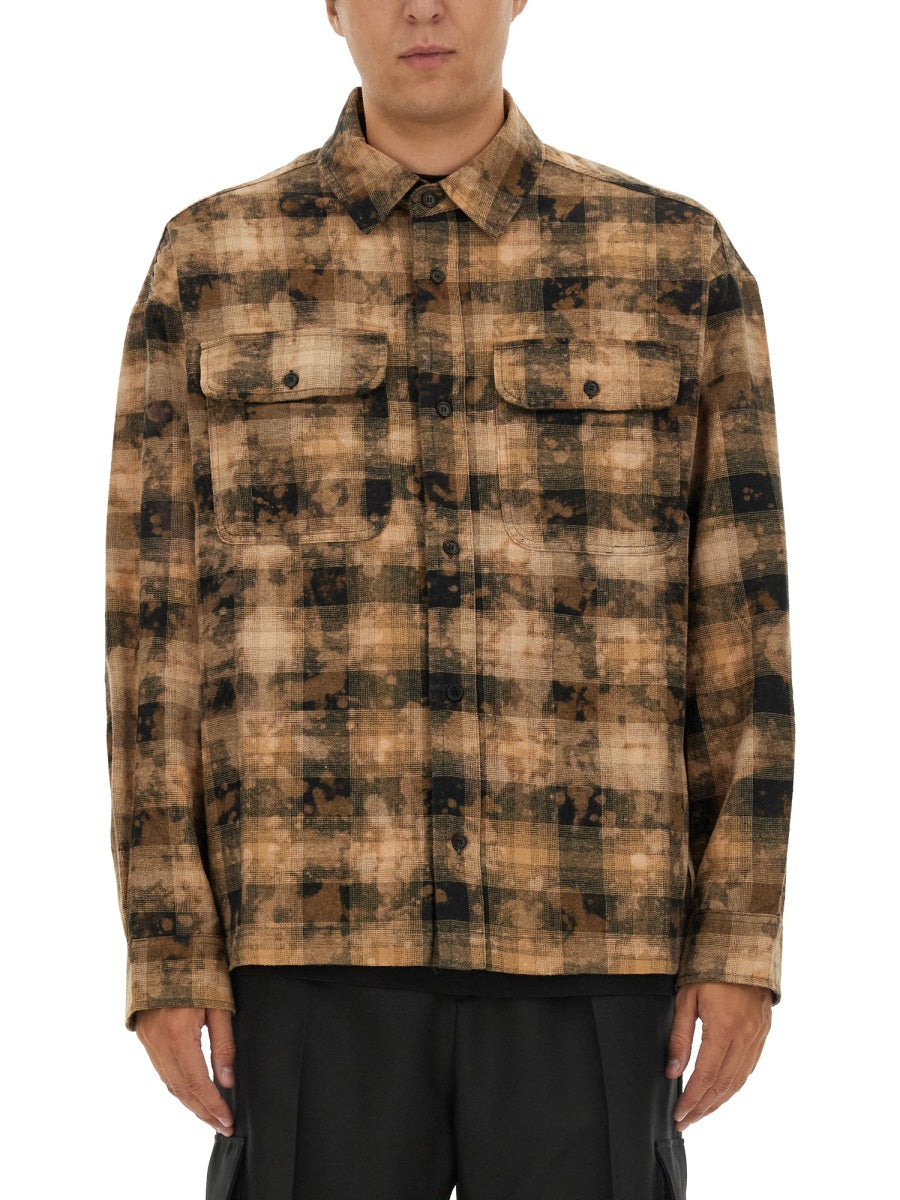 Palm Angels Shirts - Brown | 0bcd98d0008dc00b56a3934a271104a802b43ac4