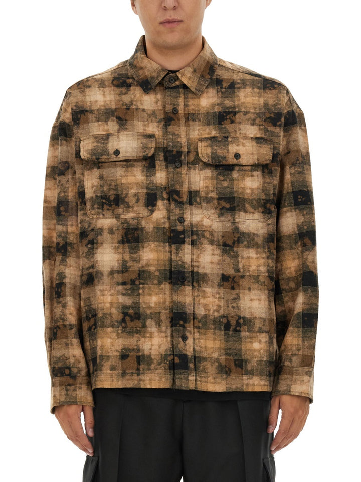 Palm Angels Shirts - Brown | 0bcd98d0008dc00b56a3934a271104a802b43ac4