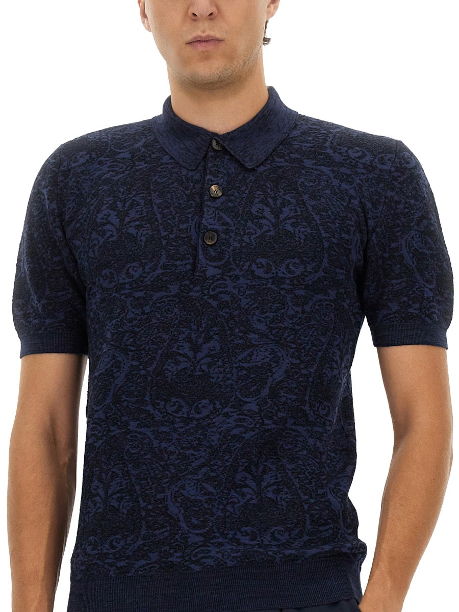 Etro Polo - Blue | 3b281404fb130fd3c31927be772306f9bb501afd