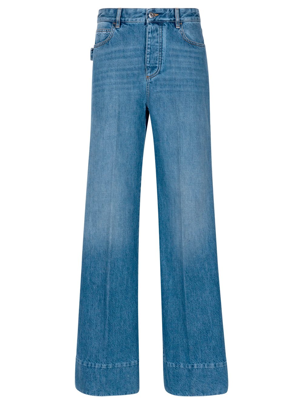 Bottega Veneta Wide leg - Blue | 81c0ce7ebd43e96ed45a78802107be1f7abdcf4a