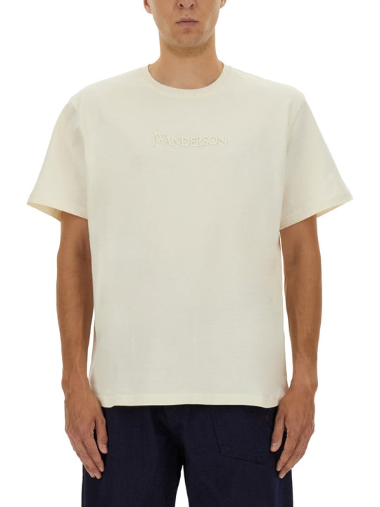 T-Shirt With Embroidered Logo