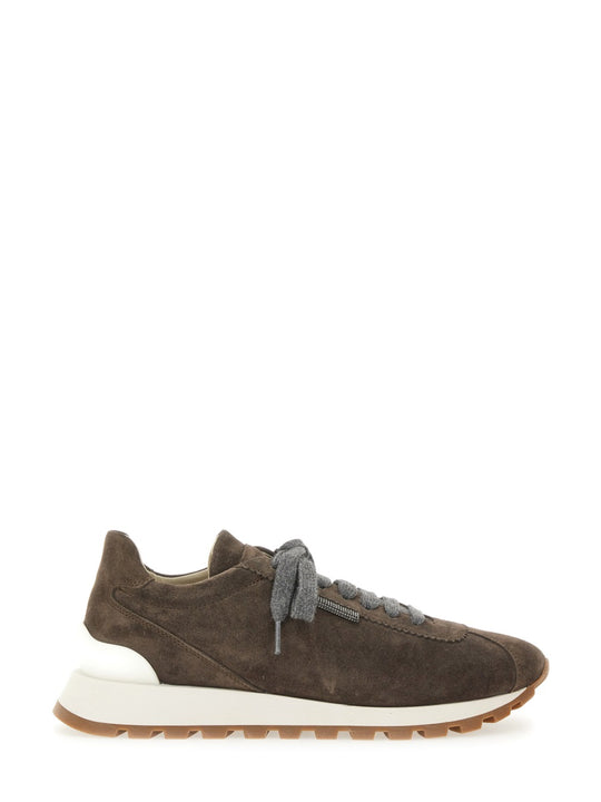Suede Running Sneaker