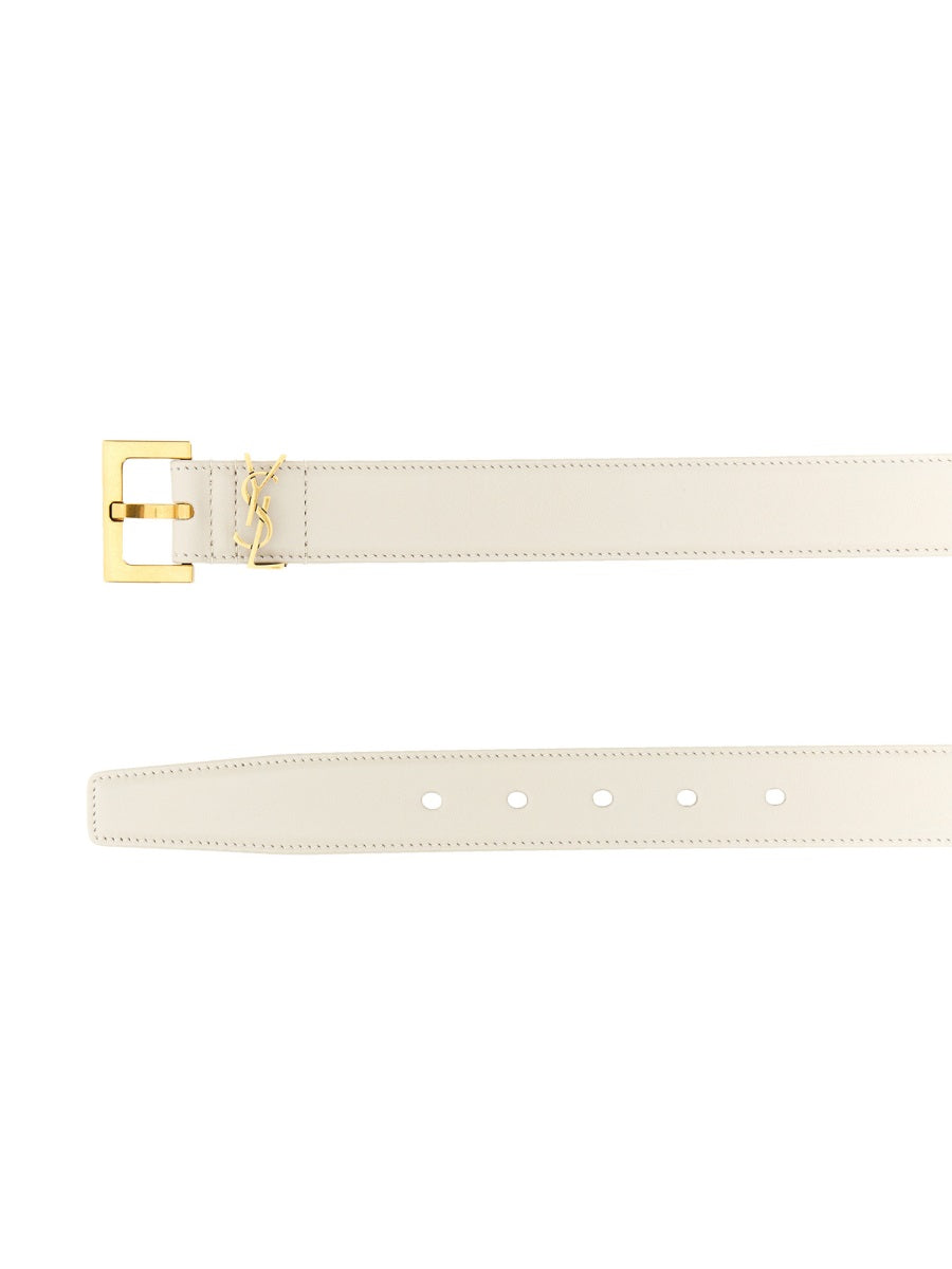 Saint Laurent Belts - White | Wanan Luxury