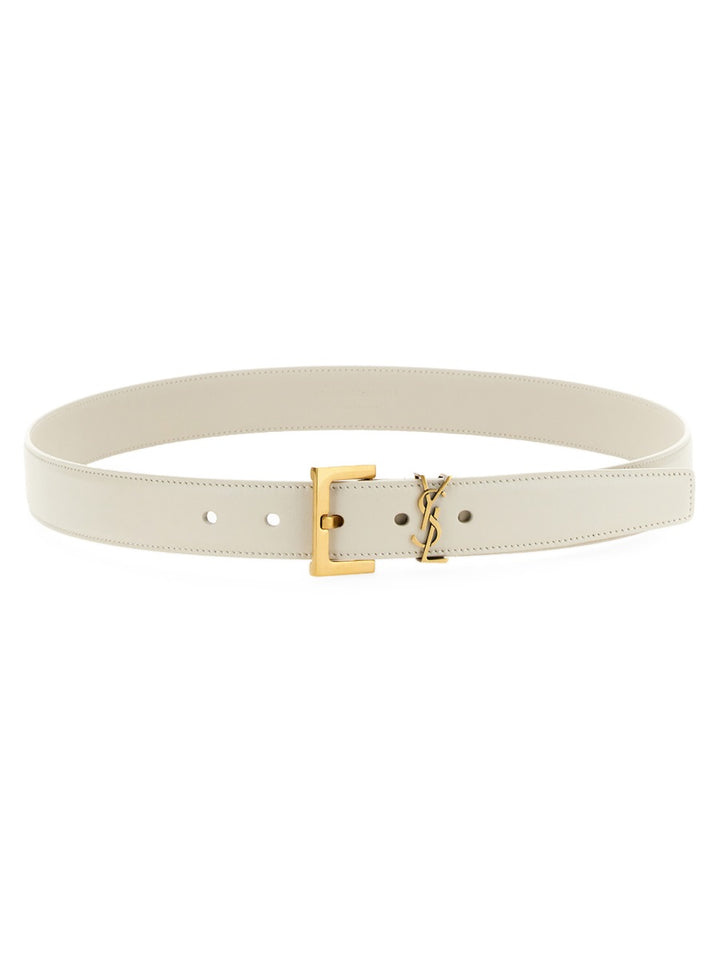 Saint Laurent Belts - White | Wanan Luxury