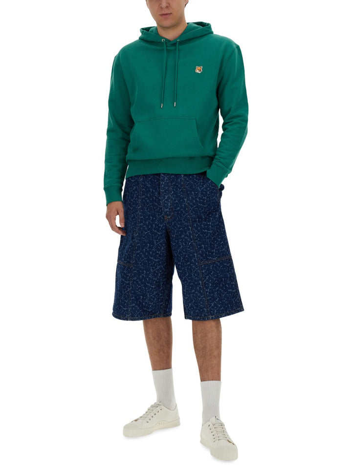 Maison KitsunÉ Sweatshirts - Green | 98fec70b21d4f71e4fe619325669fdca403f4c24