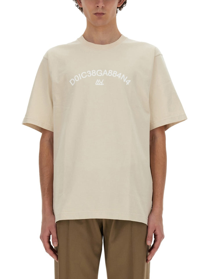 Dolce & Gabbana T shirts - Beige | dd110c78c622d174f59593dc88a3a3e90838c7da