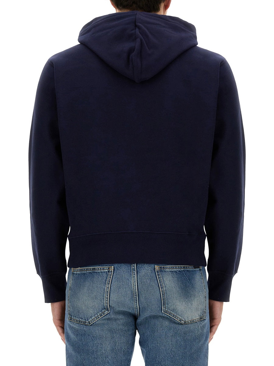 Saint Laurent Sweatshirts - Blue | Wanan Luxury