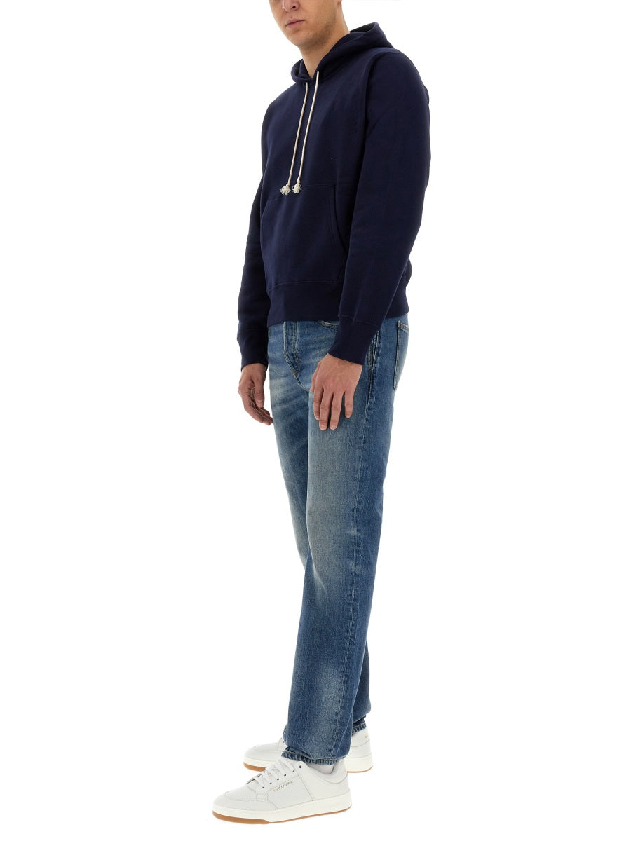 Saint Laurent Sweatshirts - Blue | Wanan Luxury