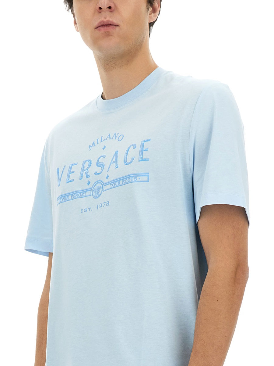 Versace T shirts - Azure | a475a549764cc876a6b50437259d1d09dcac26ef