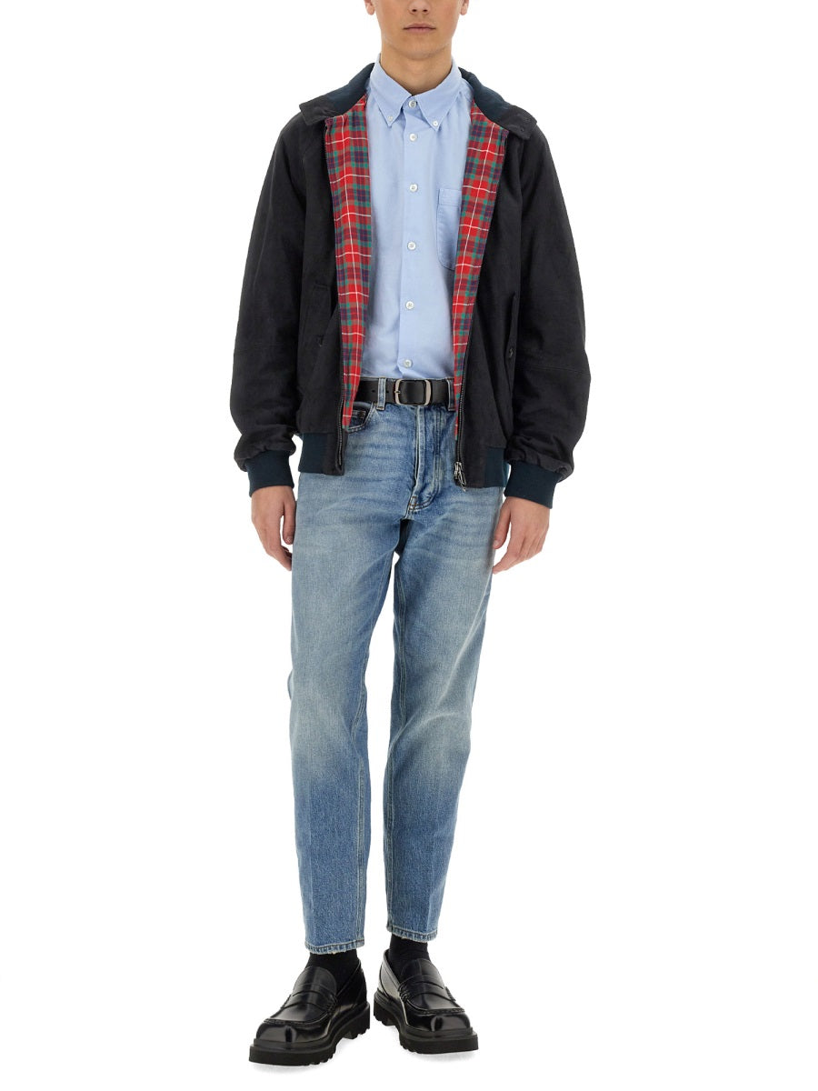 Baracuta Leather Jackets - Blue | Wanan Luxury