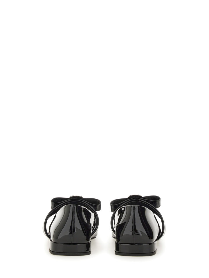 Versace Flat Shoes - Black | b751a3e8728cbf197859bc51f7f66898a0585016