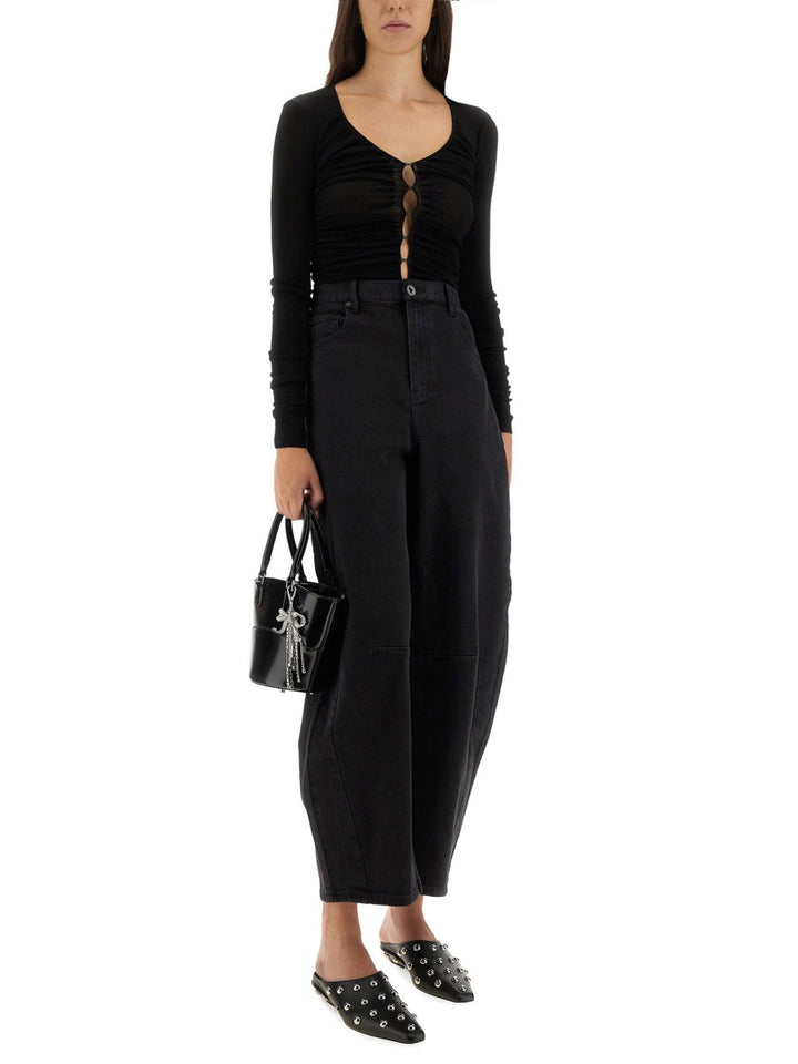 Self-Portrait Tops - Black | Wanan Luxury