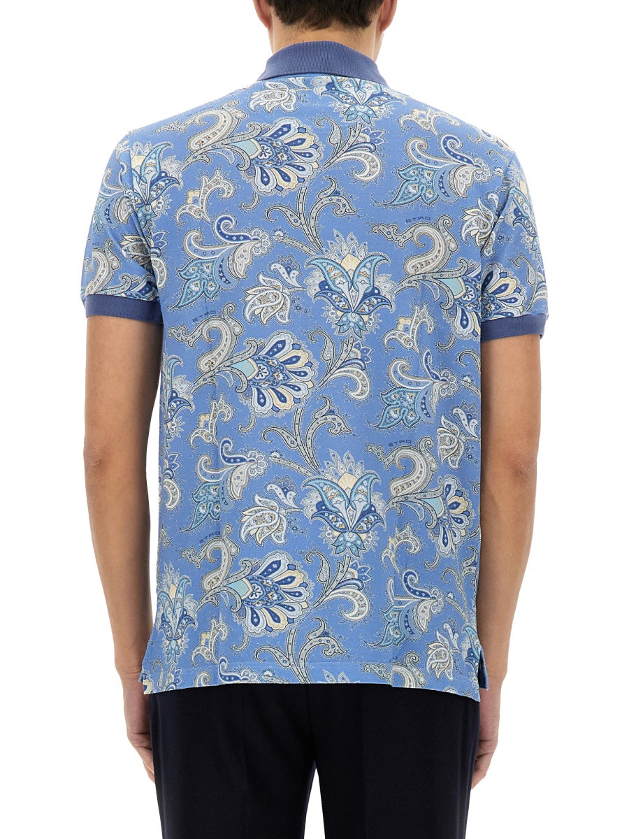 Etro Polo - Azure | 09b9fb651570eceb8487cdddc422f6361f7e4bda