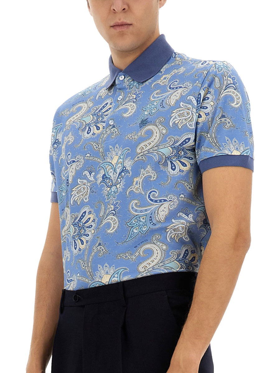 Etro Polo - Azure | 6d2914543c507709ede995ff7c5ddb2eed685d91