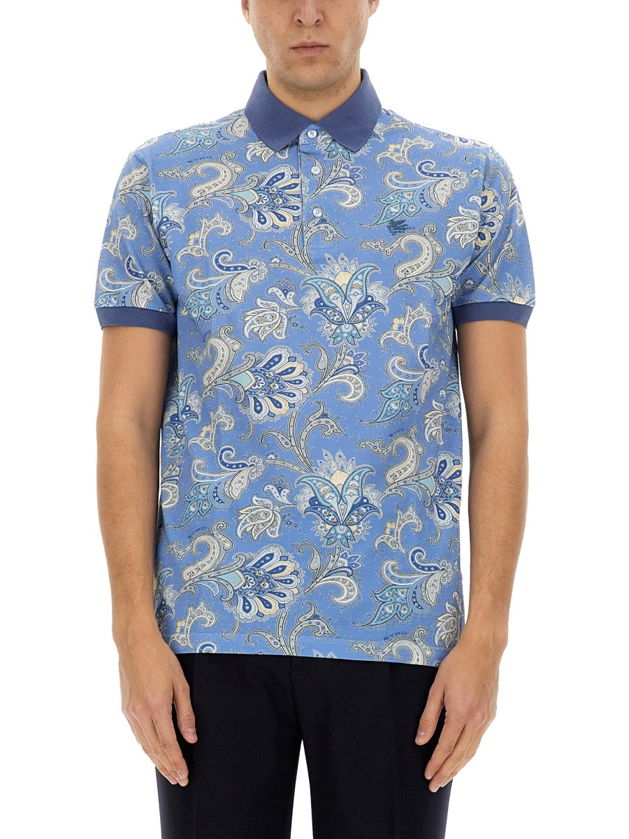 Etro Polo - Azure | ec224a4f5a408a662545ebc88dd728b2b776c2c7
