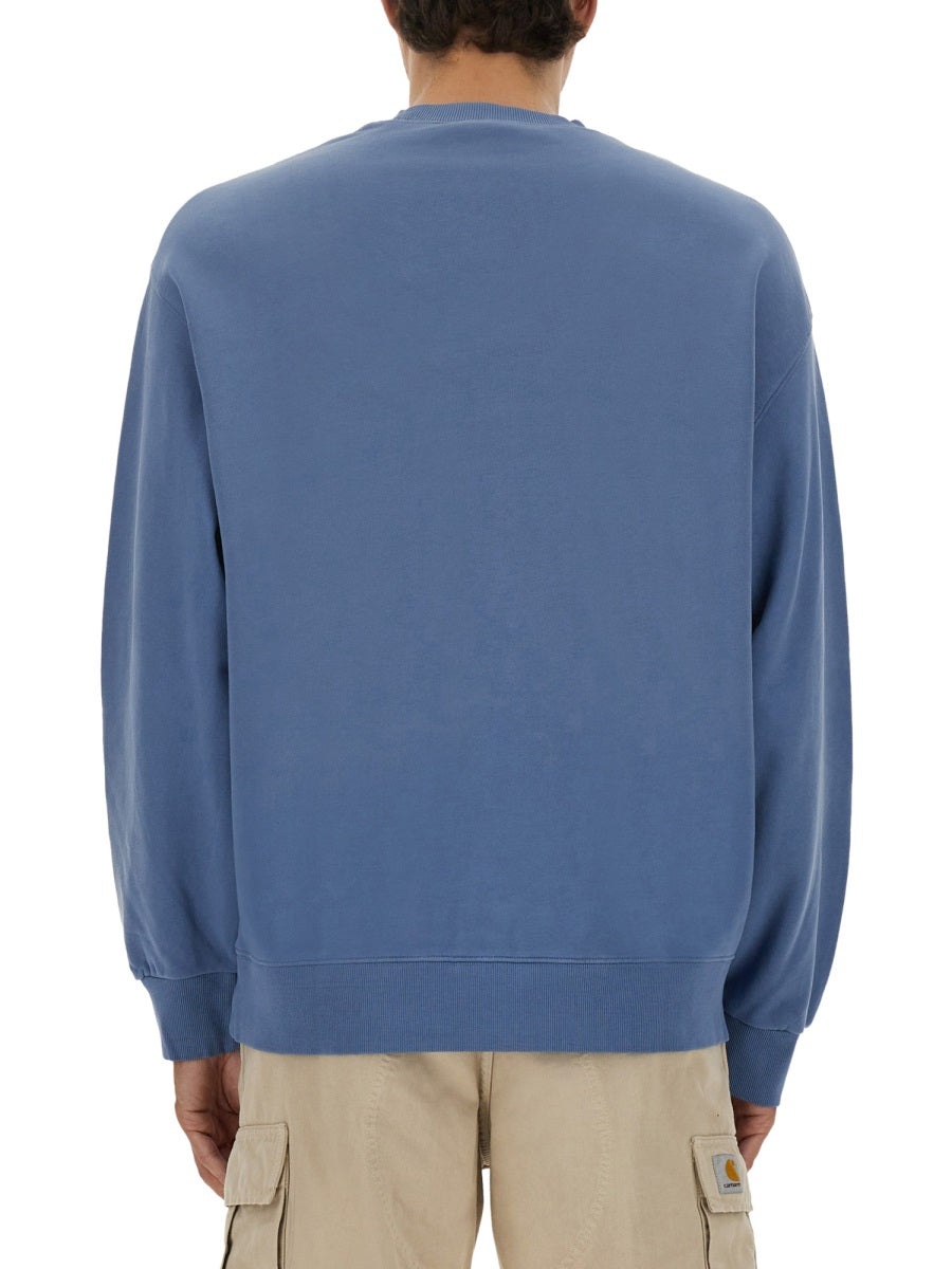 Carhartt Wip Sweatshirts - White, Light Blue | Wanan Luxury