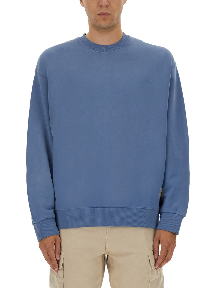 Carhartt Wip Sweatshirts - White, Light Blue | Wanan Luxury