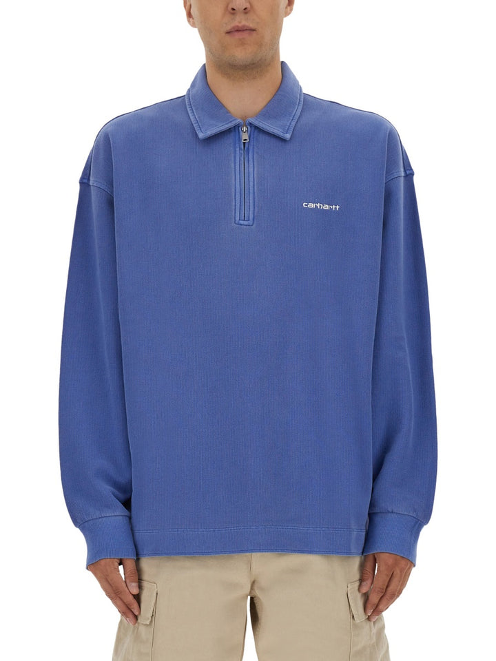 Carhartt Wip Polo - Light Blue | Wanan Luxury