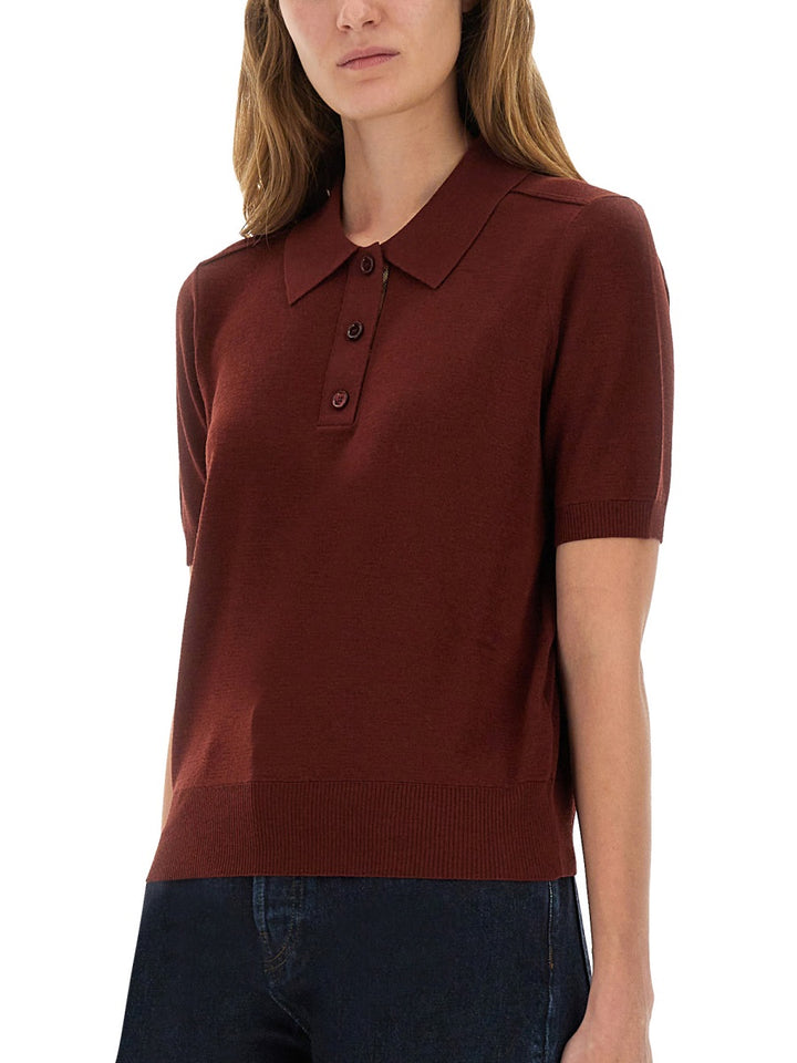 Burberry Tops - Burgundy | Wanan Luxury
