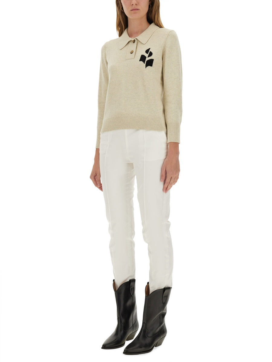 Isabel Marant Etoile Polo - Beige | Wanan Luxury