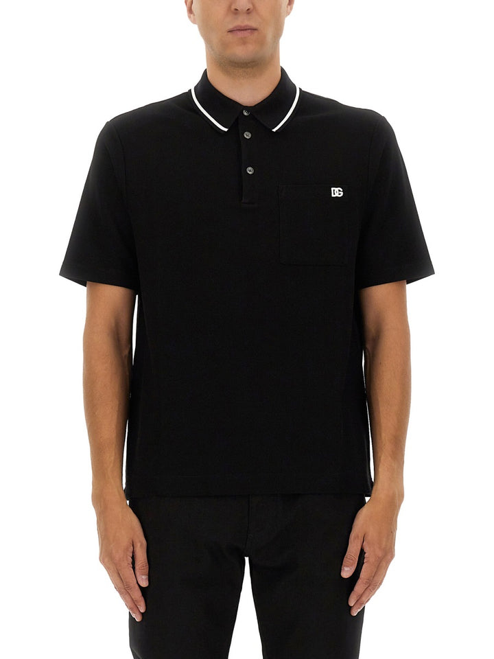Dolce & Gabbana Polo - Black | Wanan Luxury