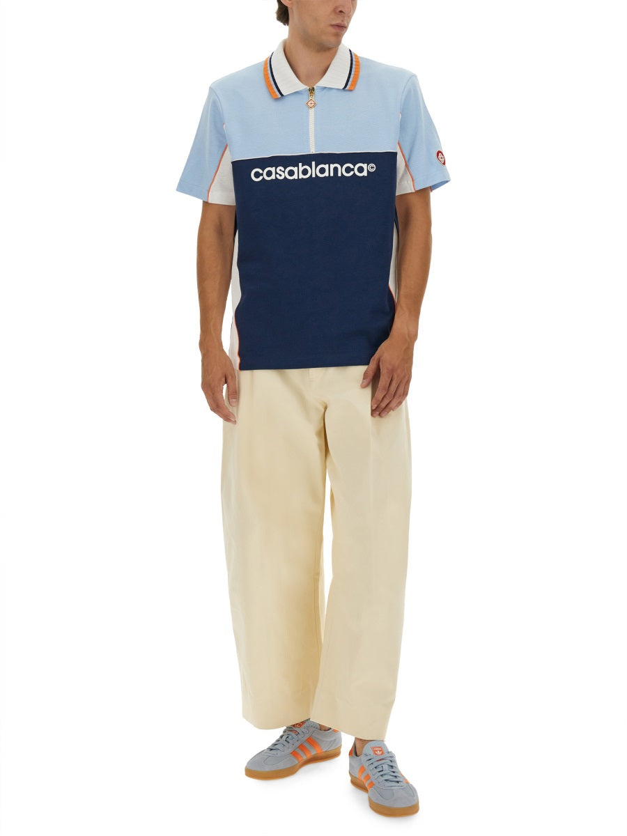 Casablanca Polo - Blue | Wanan Luxury