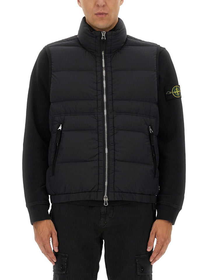 Stone Island Gilet - Black | Wanan Luxury