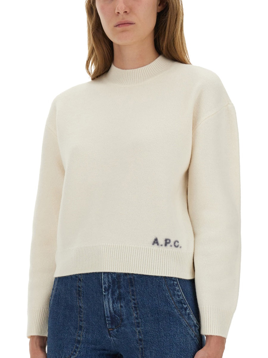 A.P.C. Sweaters - Ivory | 3c84a735be480cfe3d472c091966b6b2d79d86a2