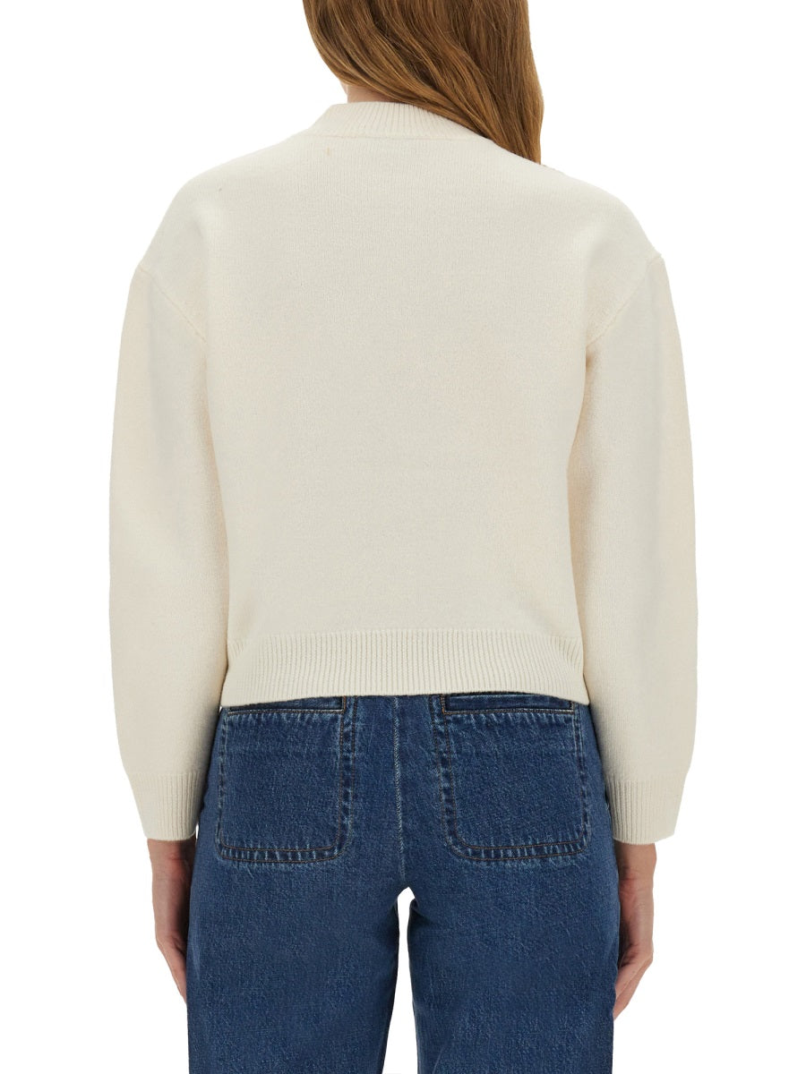 A.P.C. Sweaters - Ivory | 0079dcd11dffcf8ff7fa723de50c0c58bfffc323