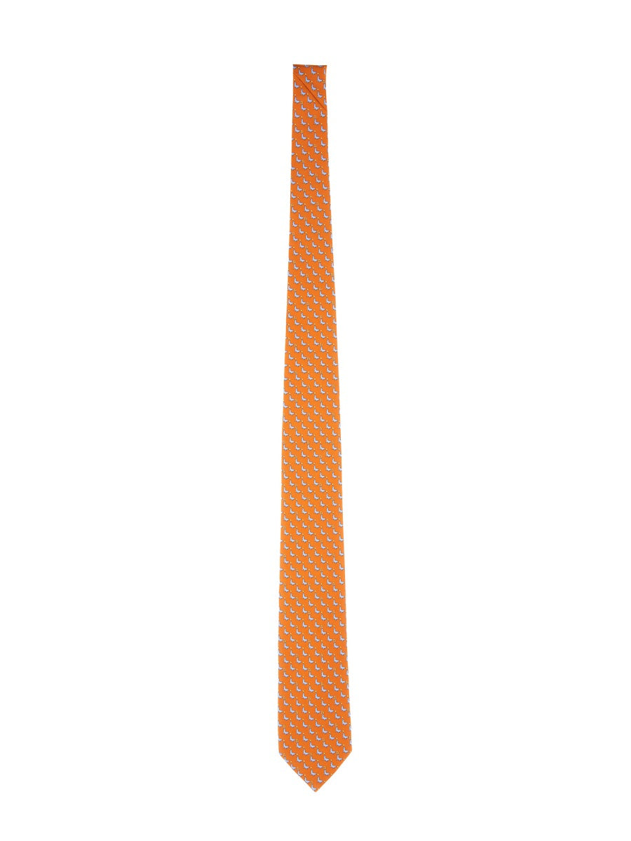 Ferragamo Ties & Papillon - Orange | Wanan Luxury