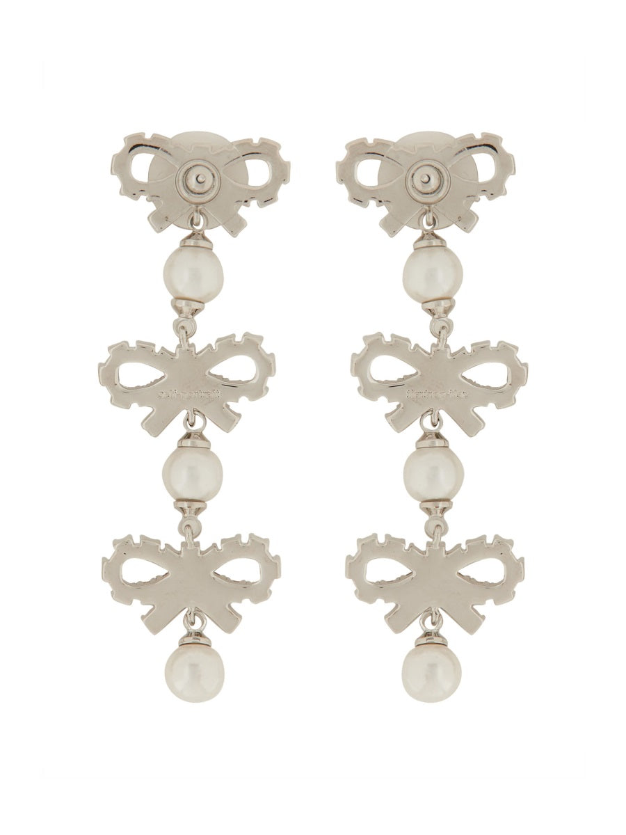 Self-Portrait Earrings - Silver | Wanan Luxury