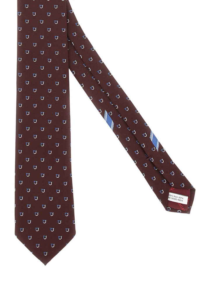 Ferragamo Ties & Papillon - Burgundy | Wanan Luxury