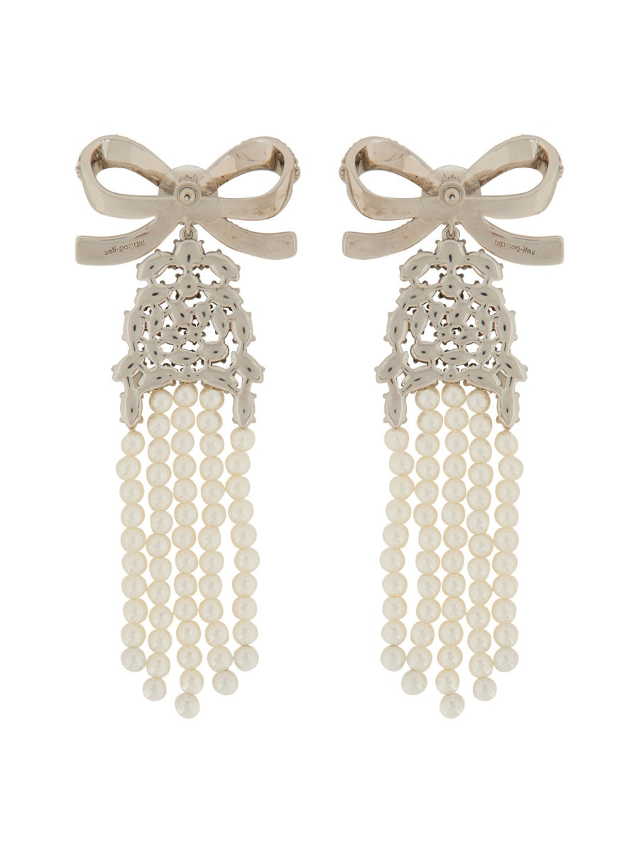 Self-Portrait Earrings - Silver | Wanan Luxury