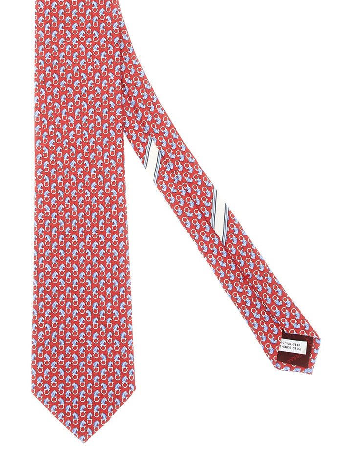 Ferragamo Ties & Papillon - Red | Wanan Luxury