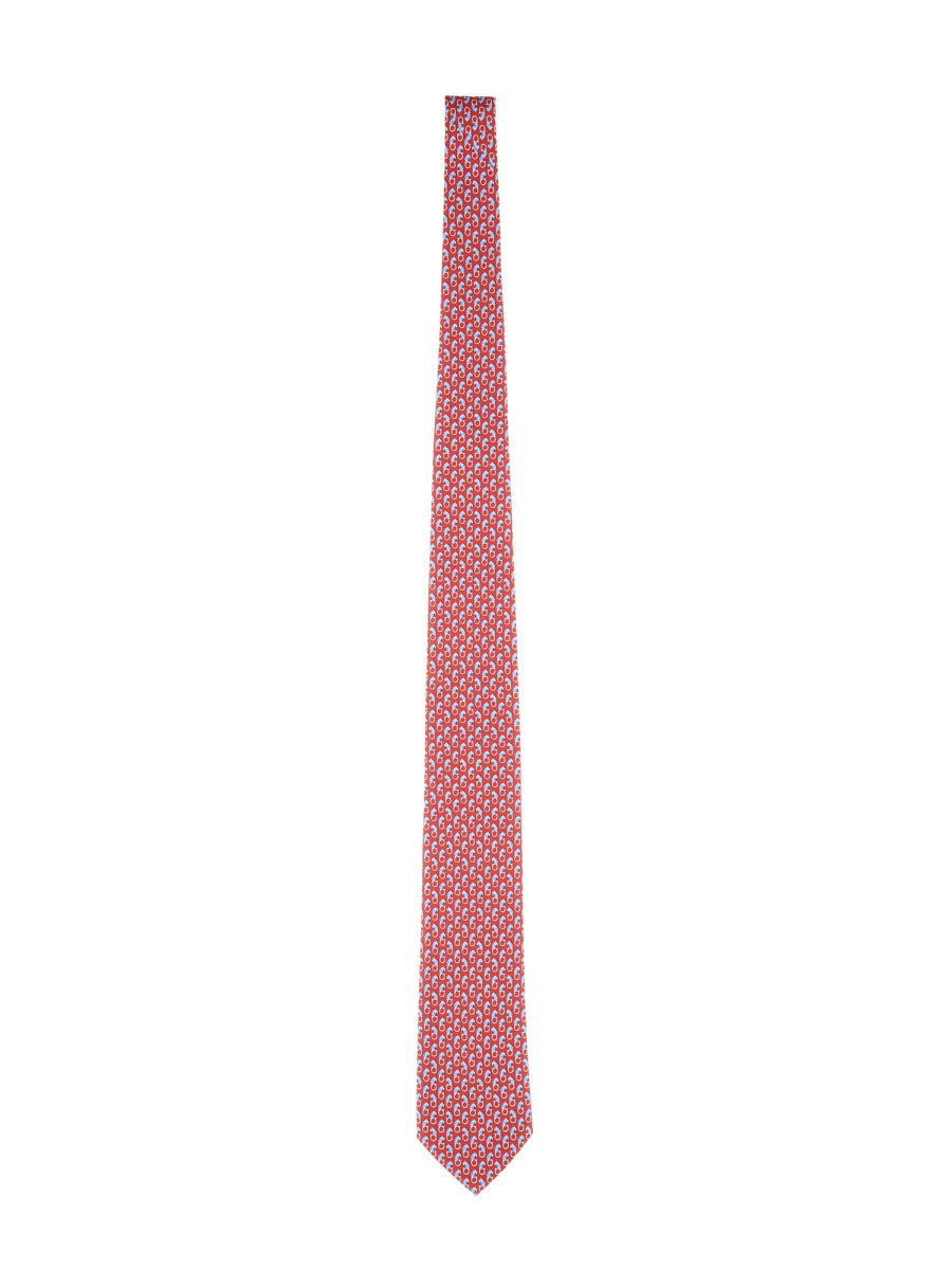 Ferragamo Ties & Papillon - Red | Wanan Luxury