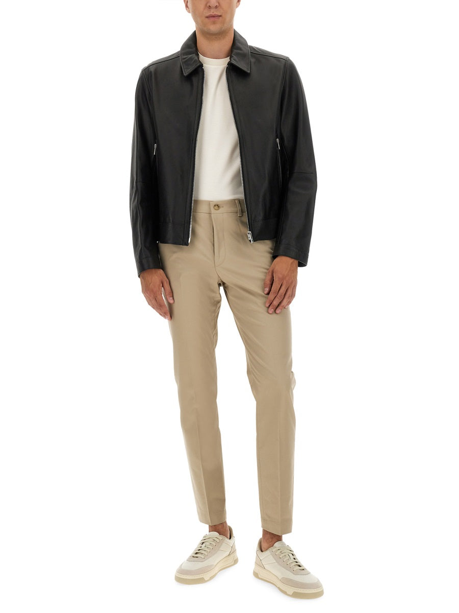 Boss Leather Jackets - Black | Wanan Luxury