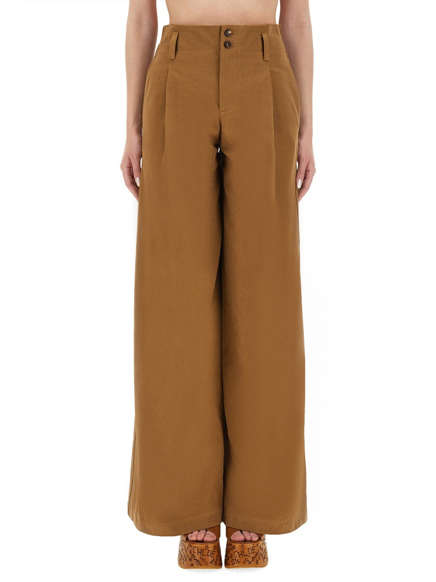 CHLOÉ Pants - Brown | Wanan Luxury