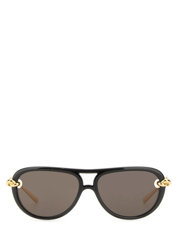 Bottega Veneta Sunglasses - Gold | Wanan Luxury