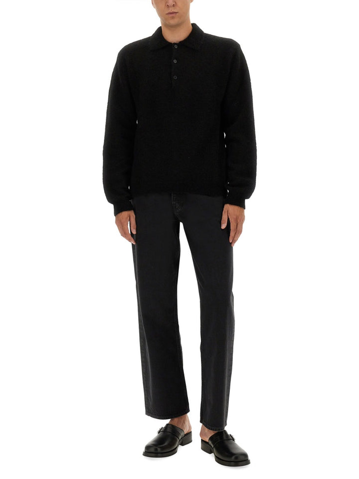 Sunflower Polo - Black | Wanan Luxury